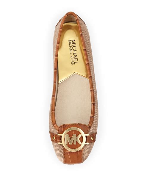 michael michael kors fulton moccasin luggage leather 